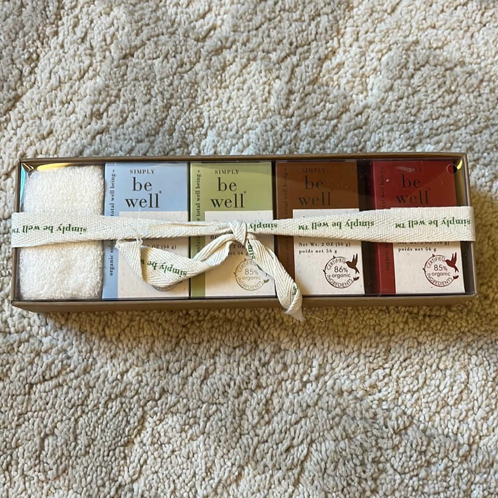 Be Well Body Bar Sampler Set with Bath Mitt